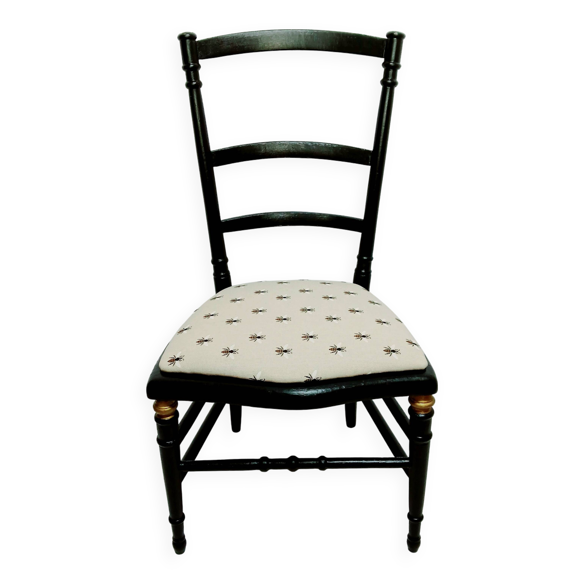 Chaise basse style napoleon iii