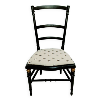Chaise basse style napoleon iii