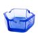 Art Deco ashtray, blue crystal, Bohemia Moser, Czechoslovakia, 1930s