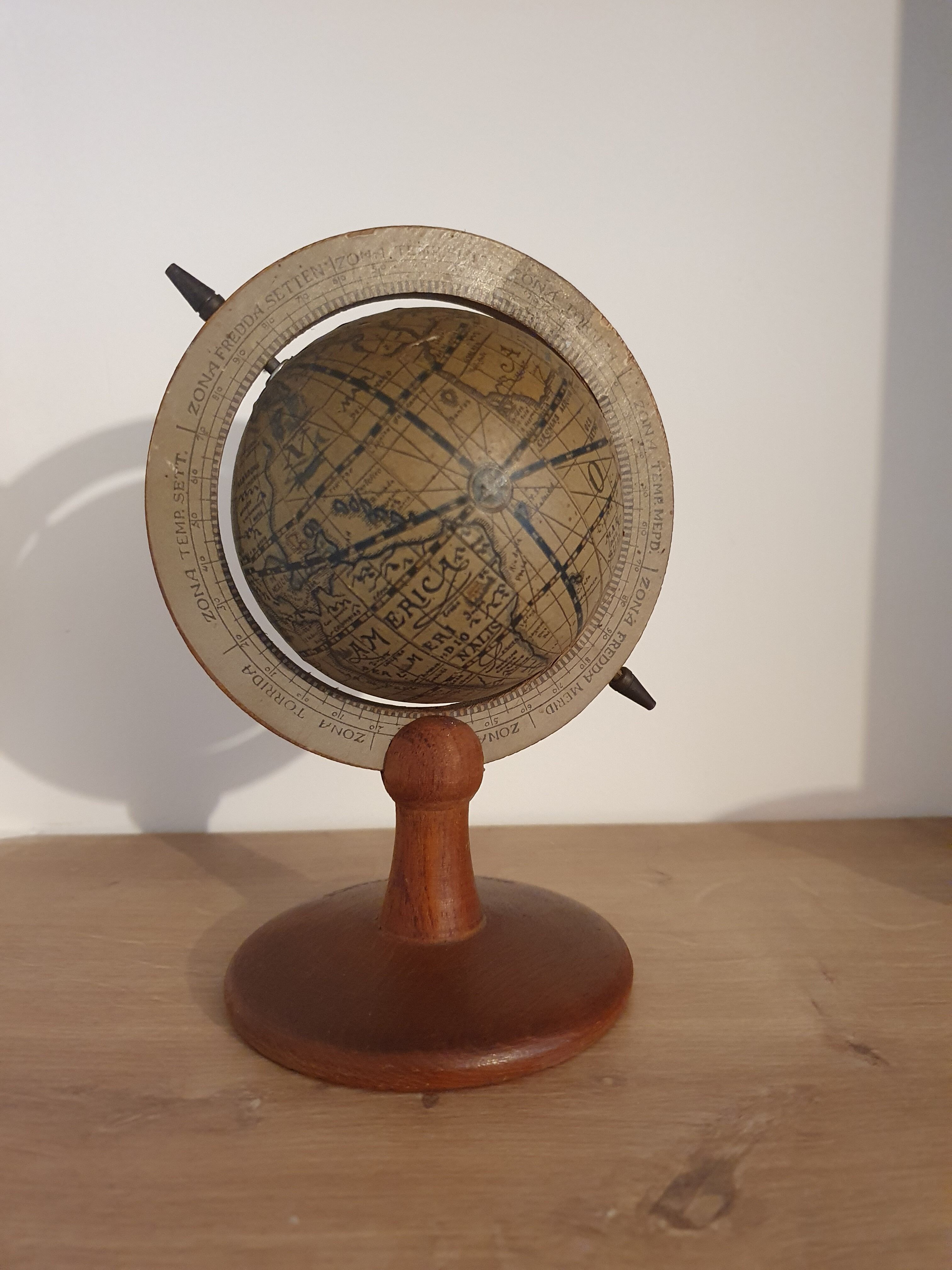 Globe terrestre vintage