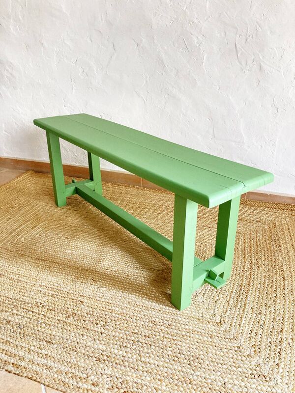 Banc ancien en bois massif