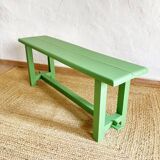 Old solid wood bench