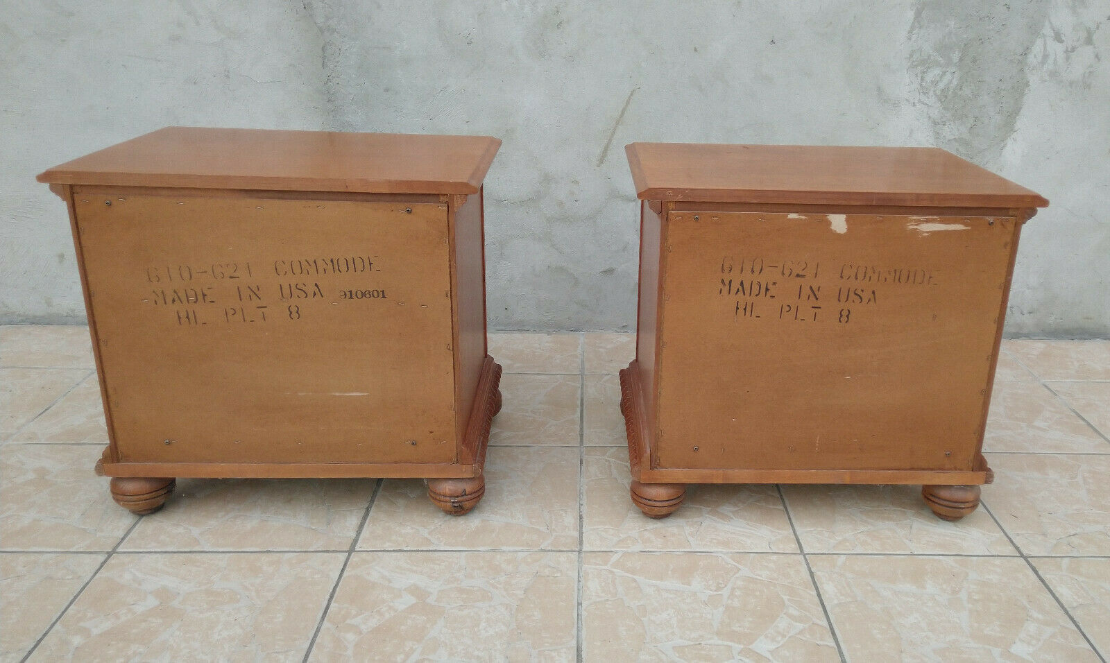 Pair of Victorian Lexington bedside tables