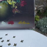 Toile tableau bouquet fleurs