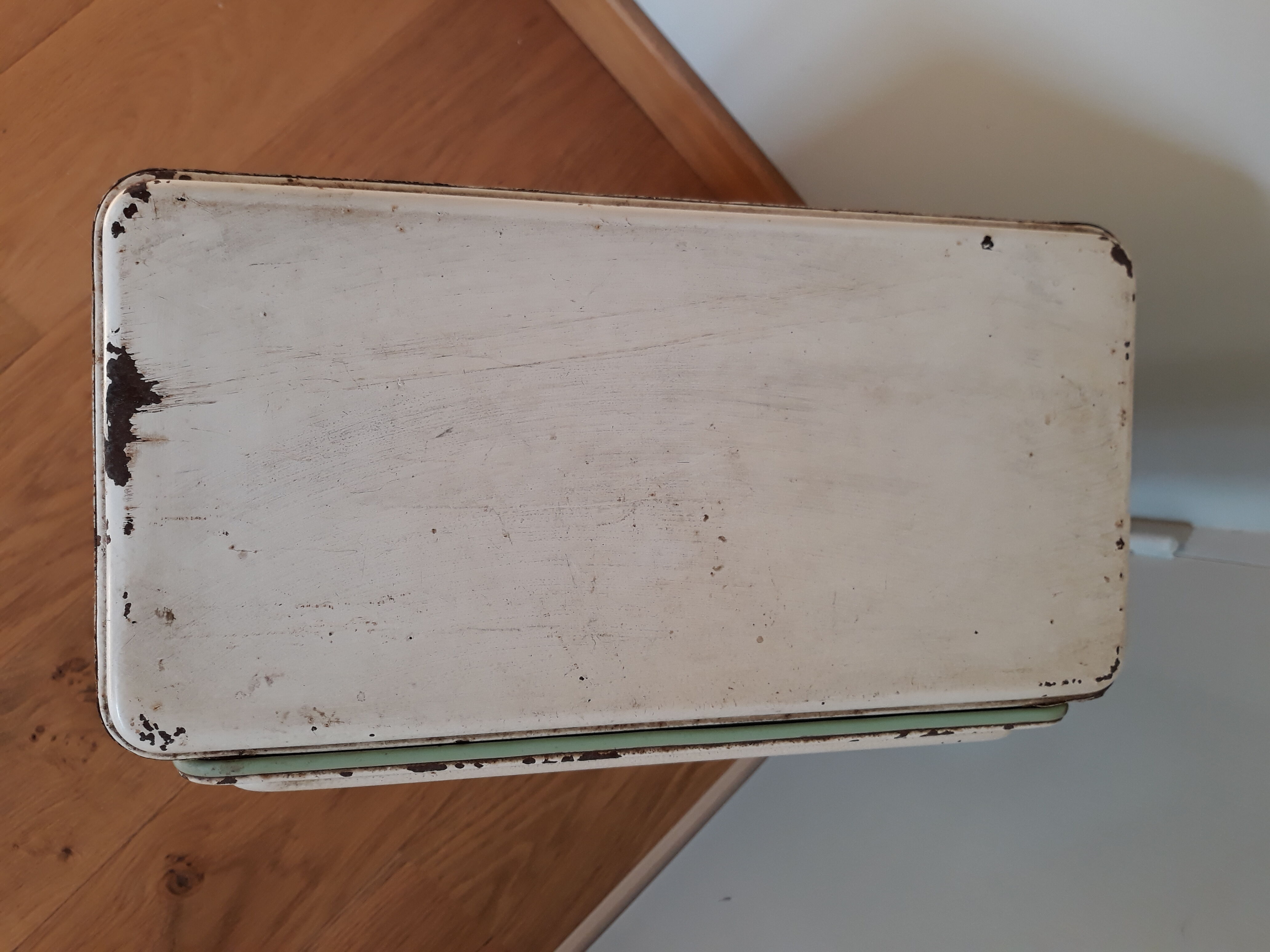 Medicine cabinet or toilet in sheet metal