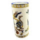 Small cylindrical vase in Gien earthenware - Renaissance pattern