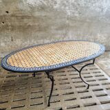 Old dining table garden table Moroccan mosaic 100 x 200 cm