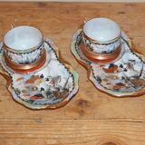 Duo of Japanese porcelain cups