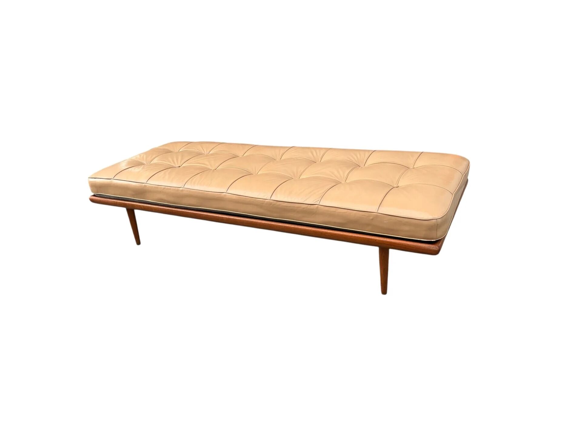 Leather daybed by Peter Hvidt for France & Son