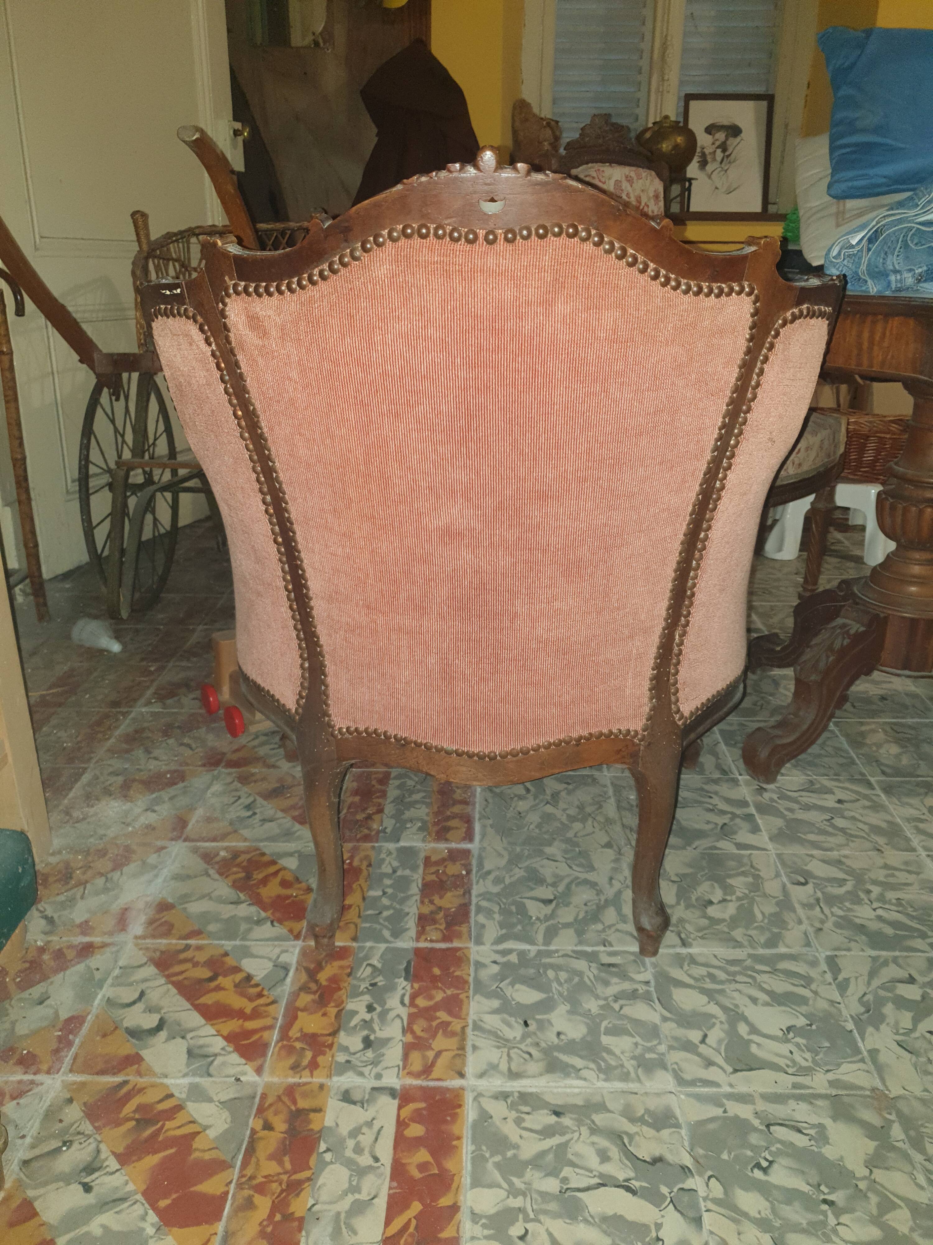 Louis XV bergère armchair