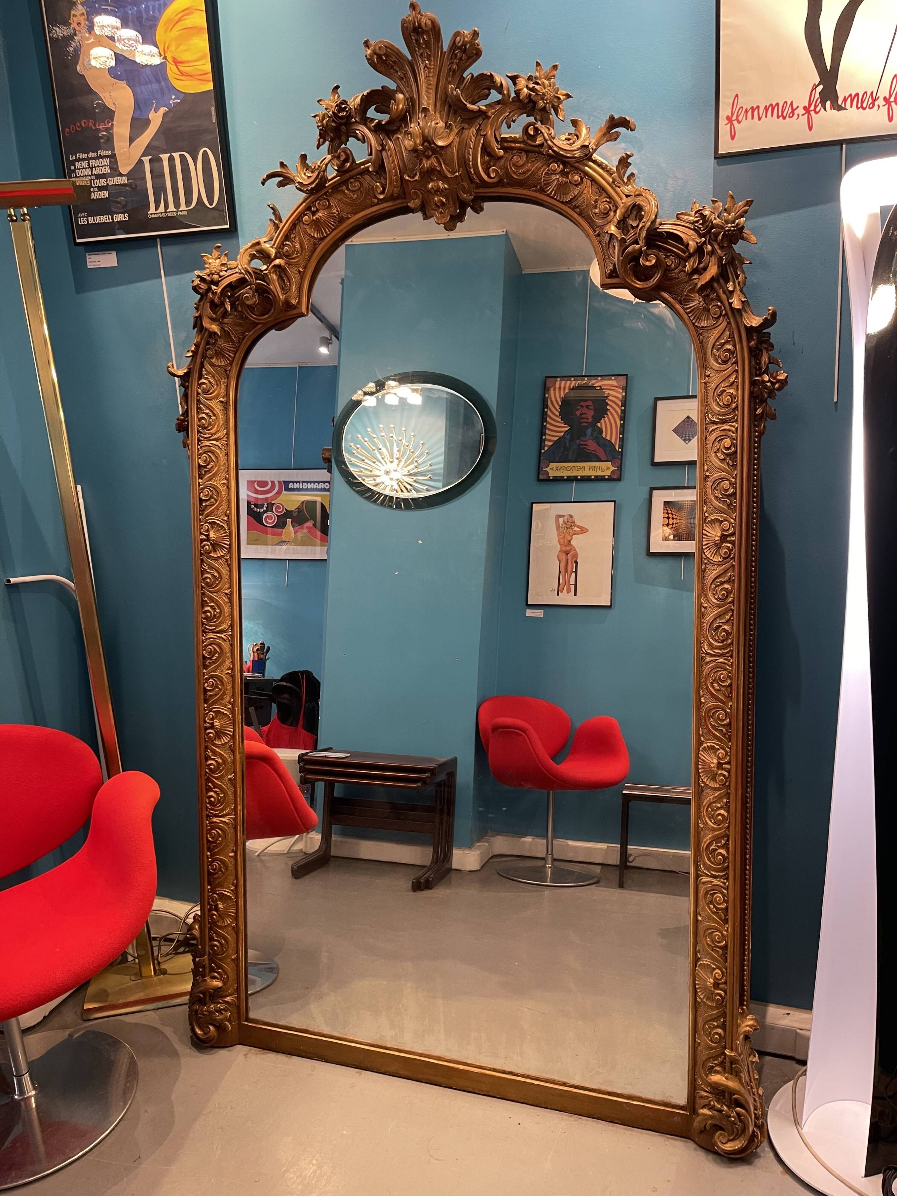 Grand miroir 19e