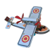 Collectible tin plane, vintage