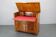 1930s Antique Cabinet with Writing Area in Walnut Finish ,Czechoslovakia