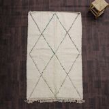 Berber carpet colored diamonds 145x245 cm