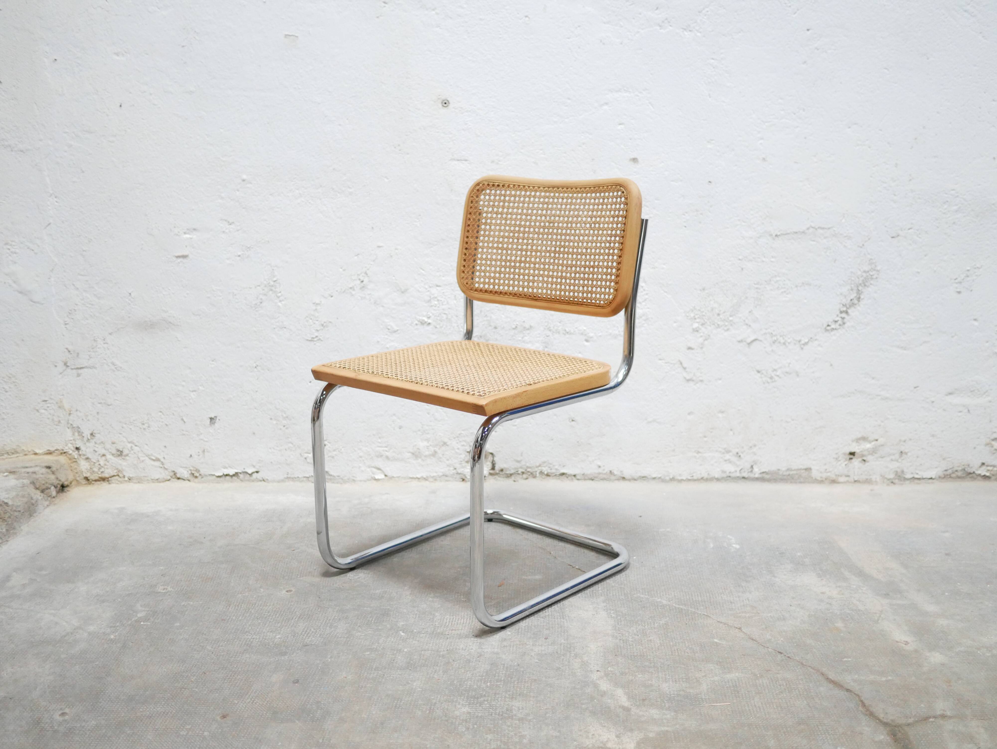 Chaise B32 par Marcel Breuer, Made in Italy