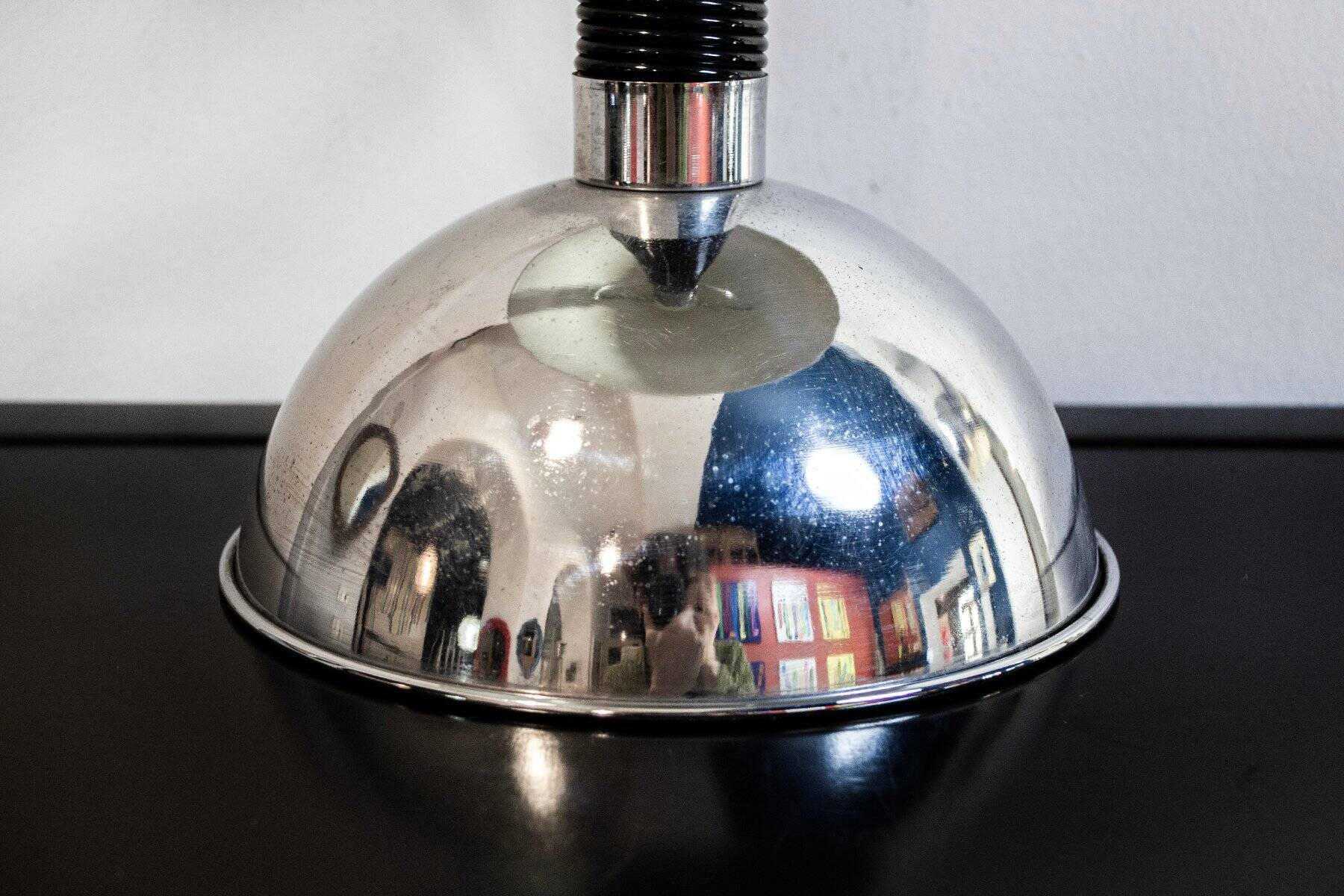 Metal table lamp in Bauhaus style, 1970s