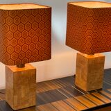 Paire de lampes années 70