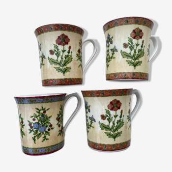 Mugs herbier porcelaine de chine