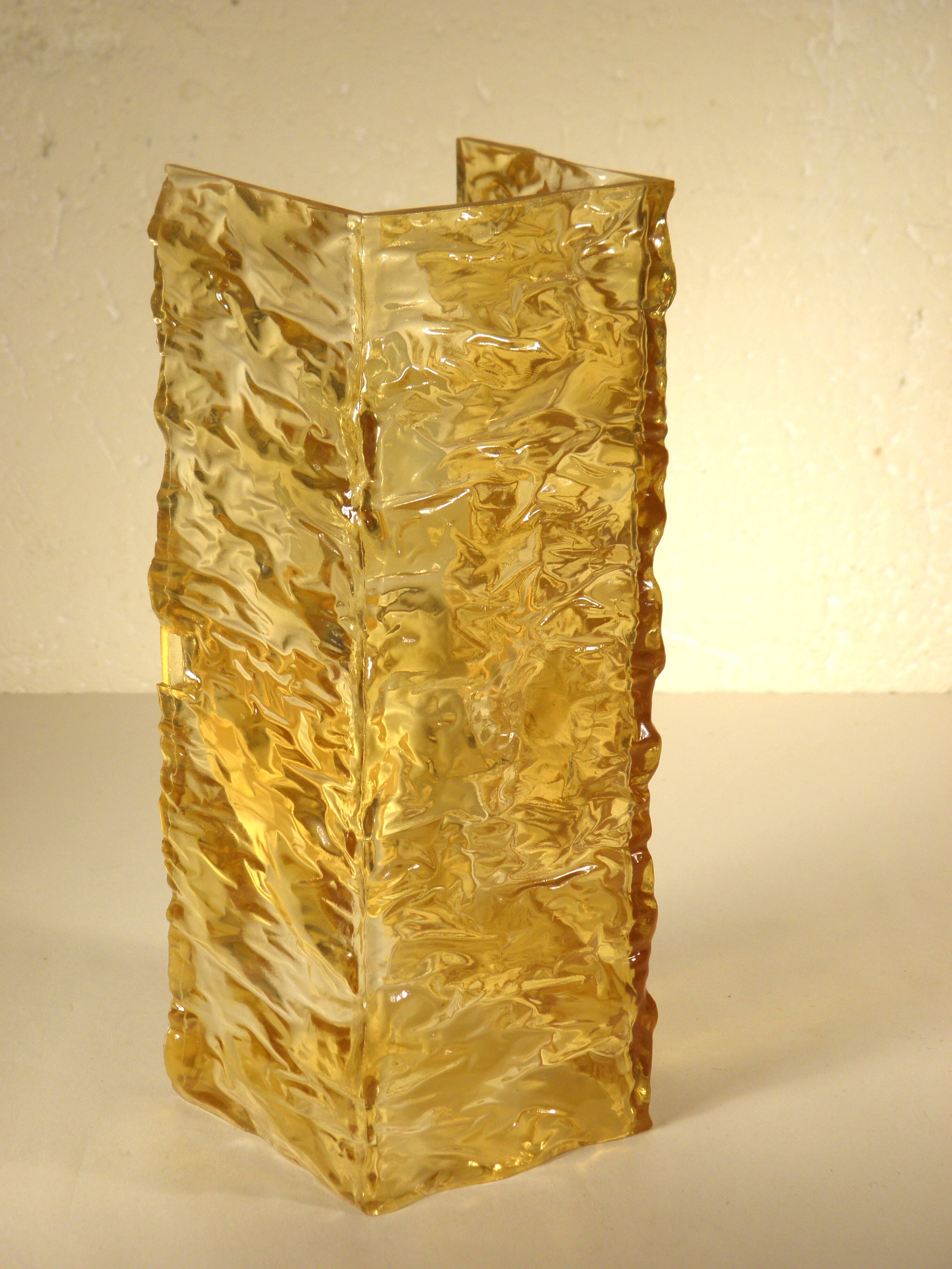 70s resin wall light