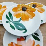 4 assiettes creuses Gien