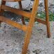 Chaise pliante en bois