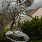 6 crystal champagne flutes from ARQUES. AUTEUIL model.