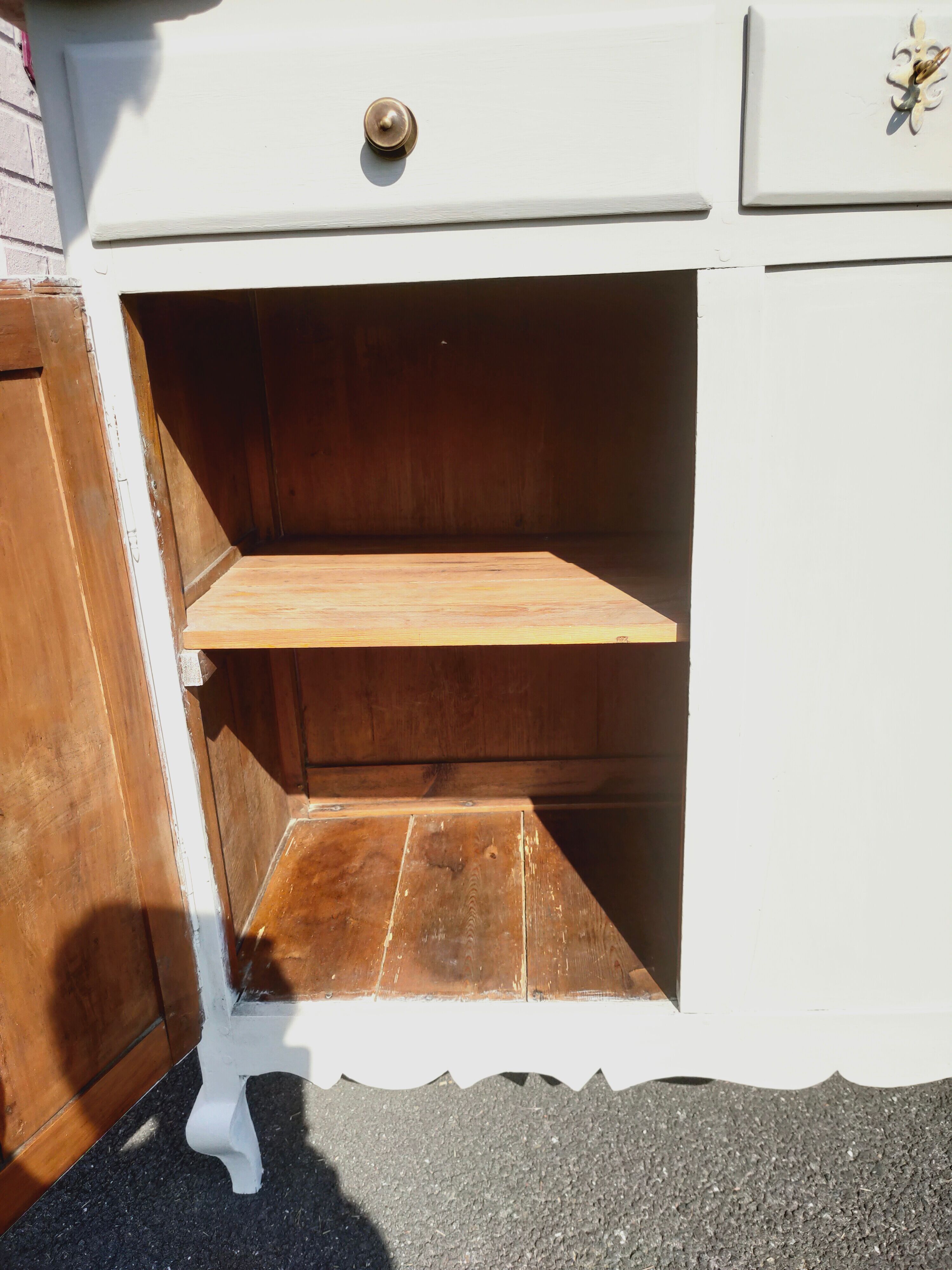 Painted cherry buffet