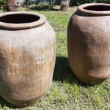 Pair of olive oil jars (or "tinajas"), Spain, 19th century