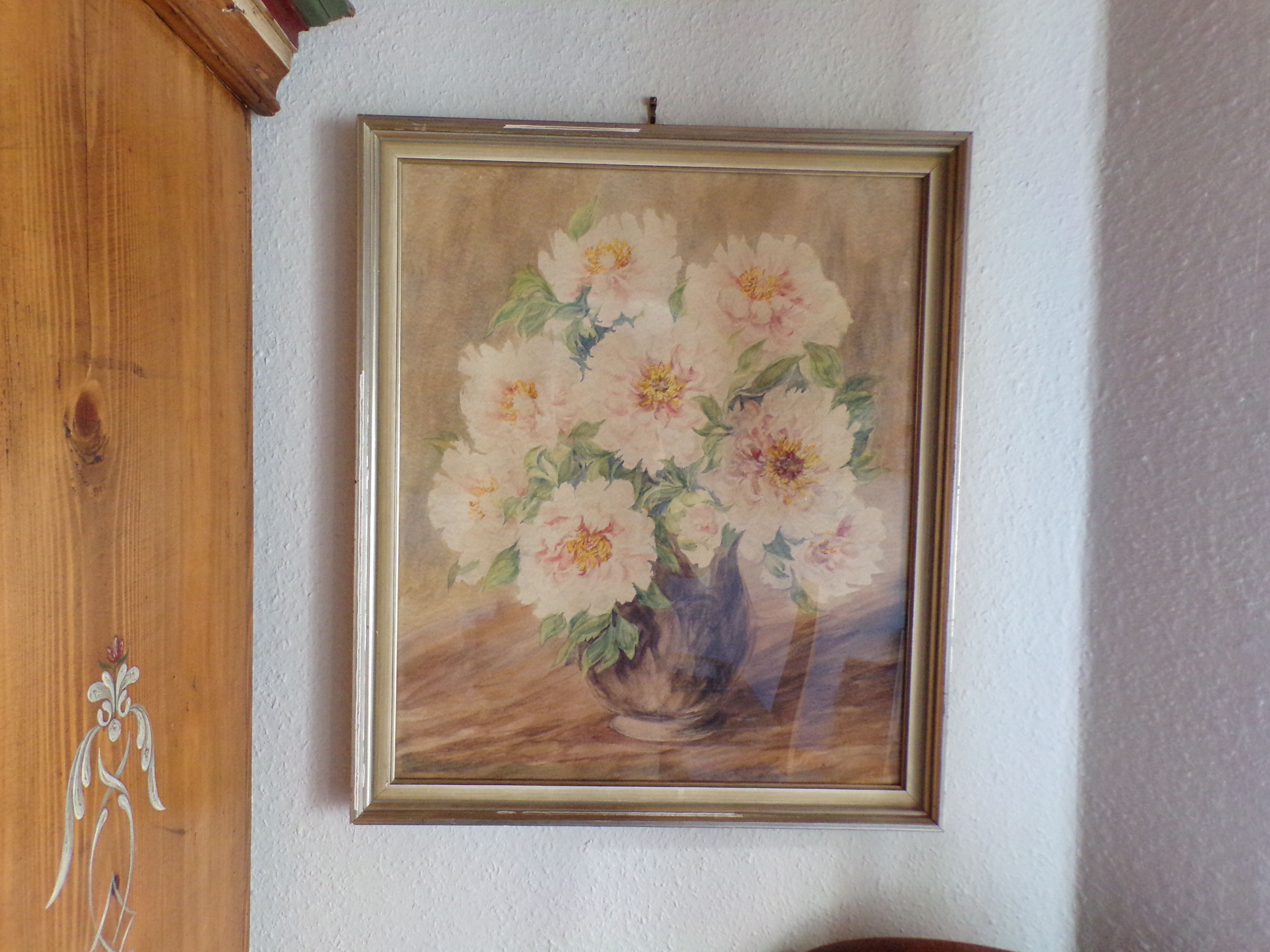 Aquarelle nature morte bouquet de fleurs