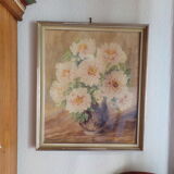 Aquarelle nature morte bouquet de fleurs