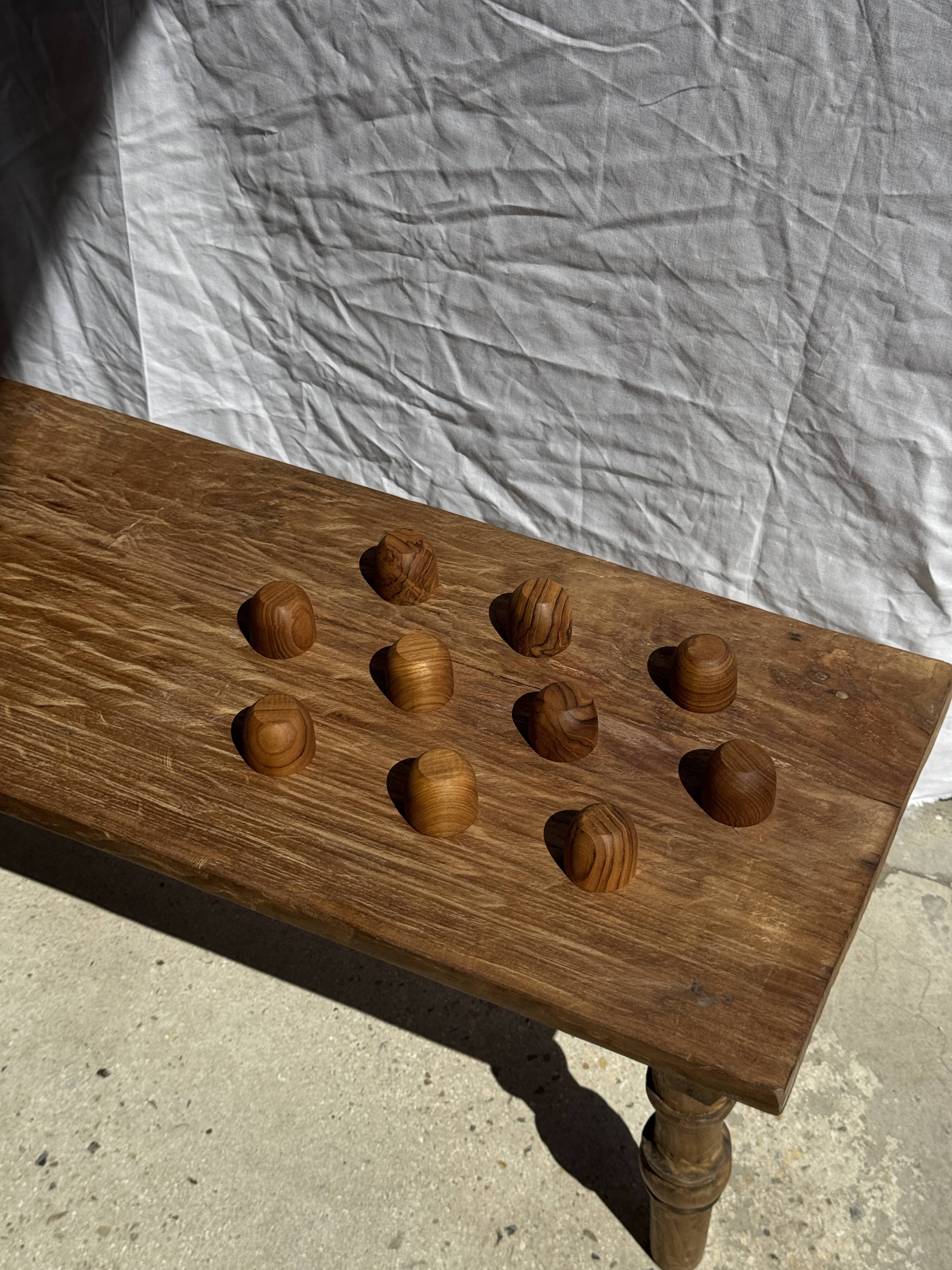 Mini cup, saucer or egg cup in teak H5 D5