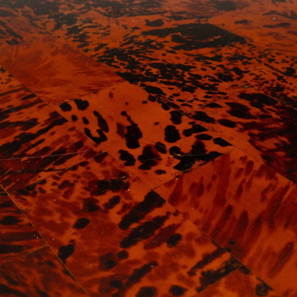 Tortoiseshell table by Roberto Jodice for Ottini Milano, 1975