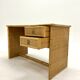 Bureau en rotin de Dal Vera Italie, 1960s