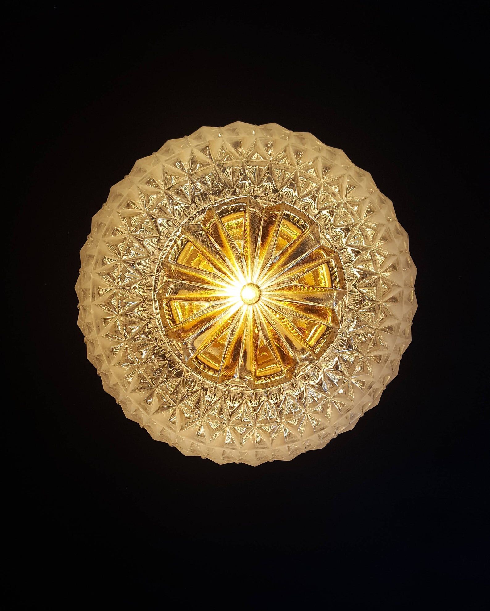 1930s art deco glass ceiling light