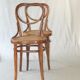 Chaises Thonet n°28 de 1900 cannées " cœur"