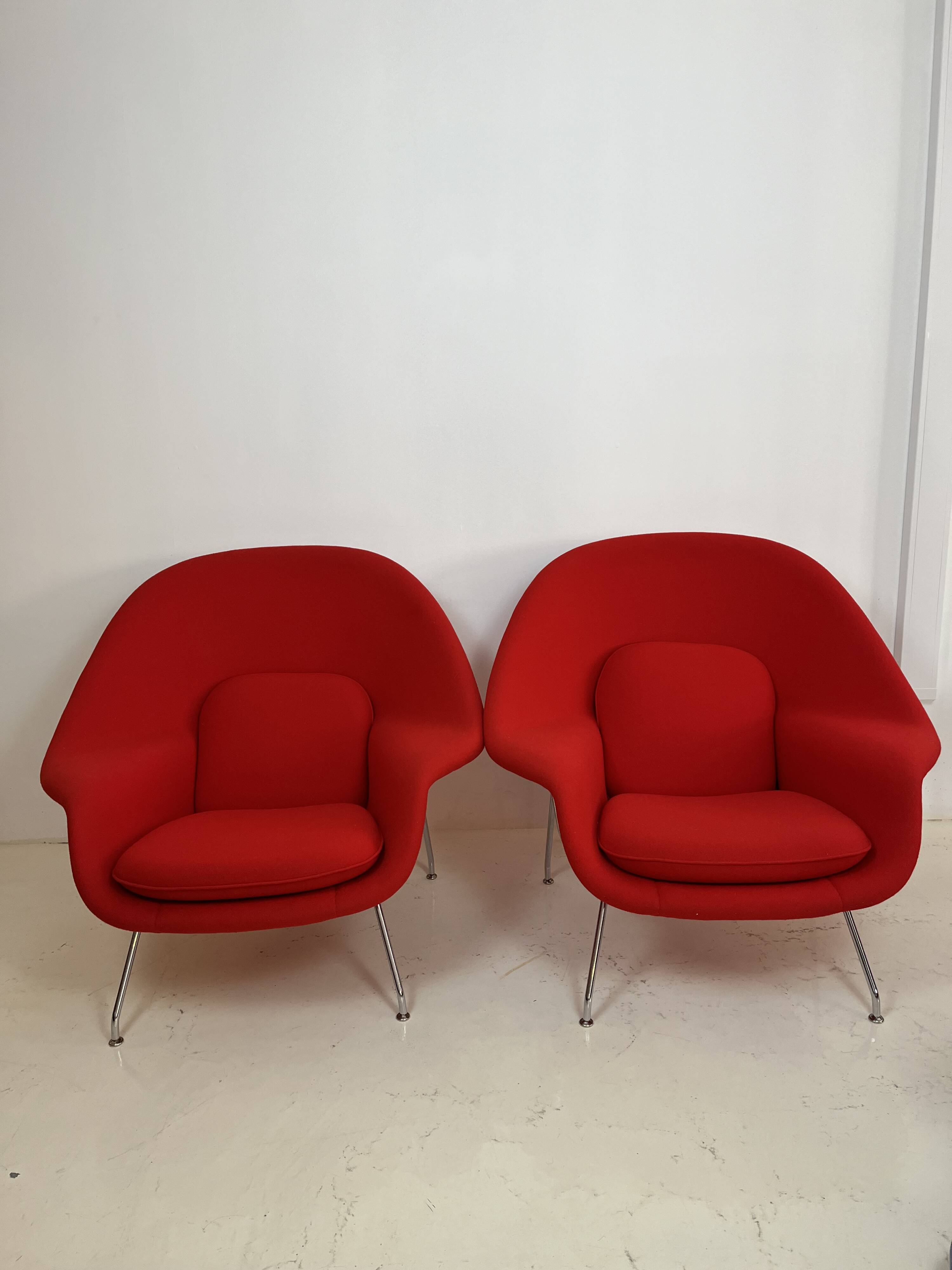 Set of Womb Armchairs attributed to Eero Saarinen