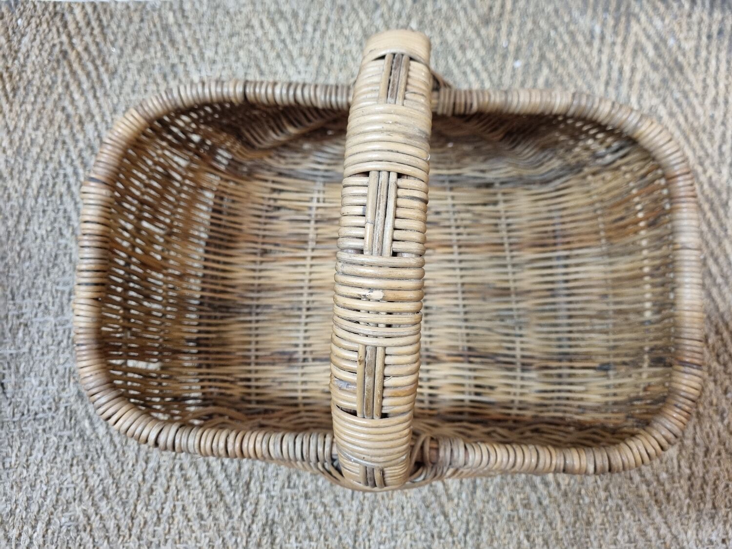 Vintage wicker basket