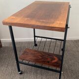 Table side on wheels from the 60s