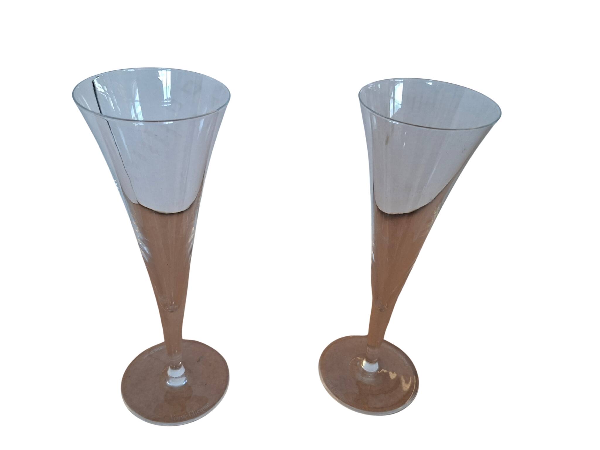 Set Esclusivo 2 Calici Champagne Veuve Clicquot "La Grande Dame" – Con Conf