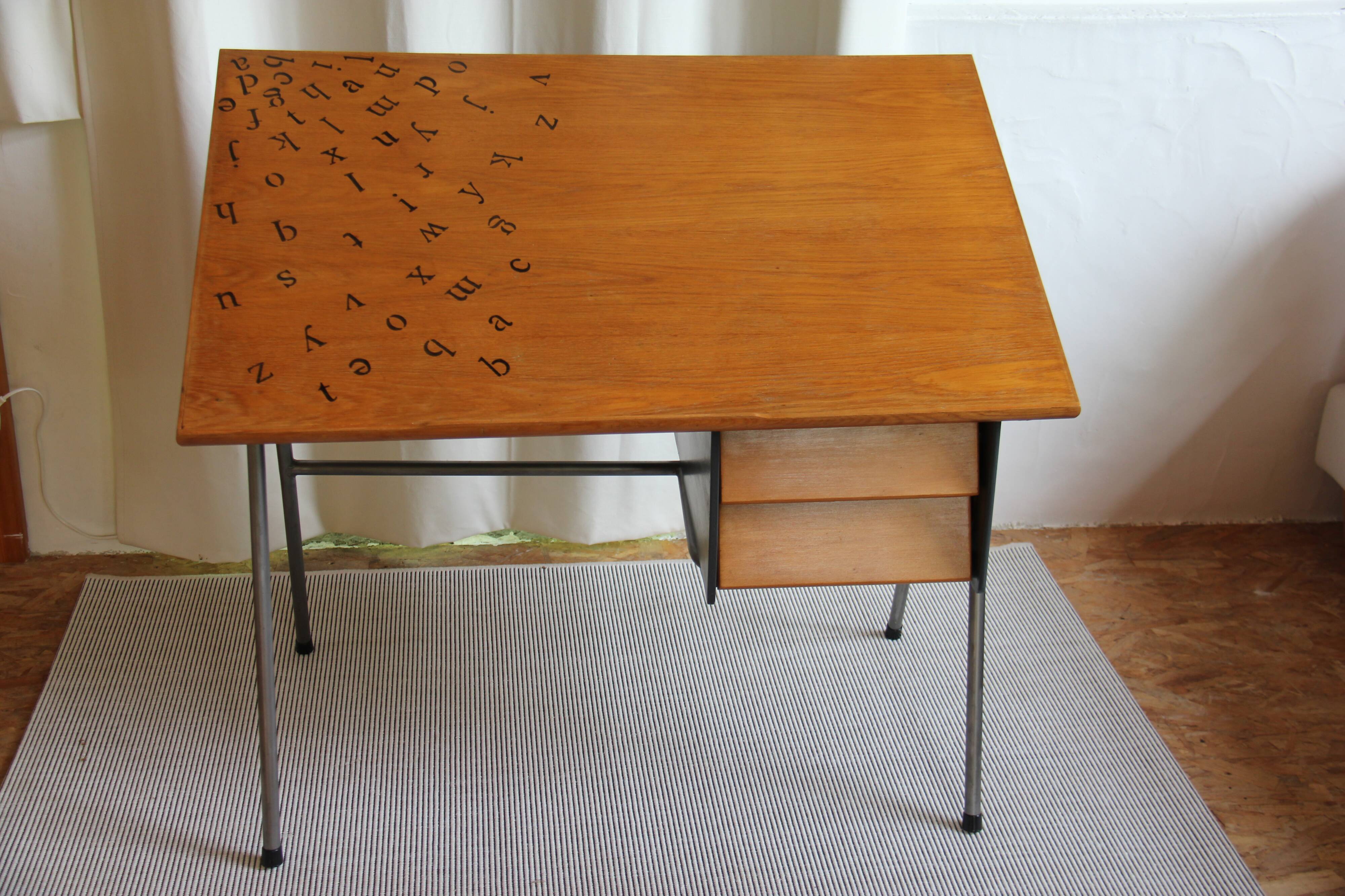 Desk Vintage Drawing Table