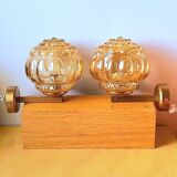 Pair of bubble wall lights by Helena Tynell from the 70s.