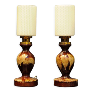Ensemble de lampes signées