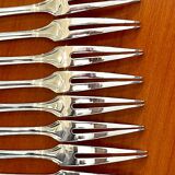 Christofle boréal, 12 snail forks, aperitif pick very good condition