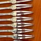 Christofle boréal, 12 snail forks, aperitif pick very good condition
