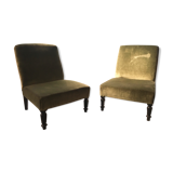 Pair of Napoleon lll armchairs