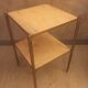 Marble and brass side table