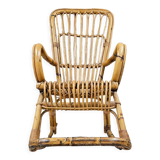 Bamboo rocking chair 1950