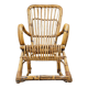 Rocking chair bambou 1950