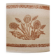 Large Oval Antique Ceramic / Stoneware Dish with Floral and Thistle Decoration