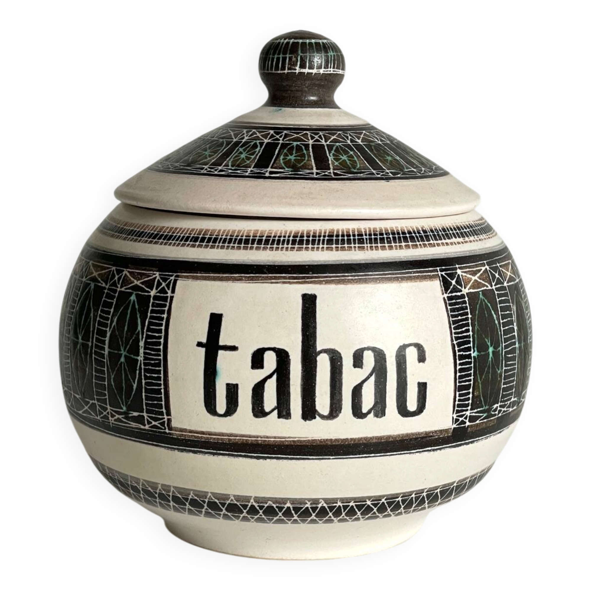 Ceramic Tobacco Pot Marcel GUILLOT